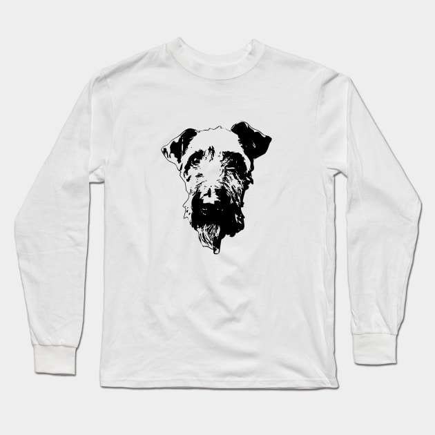 Irish Terrier Long Sleeve T-Shirt by ElegantCat